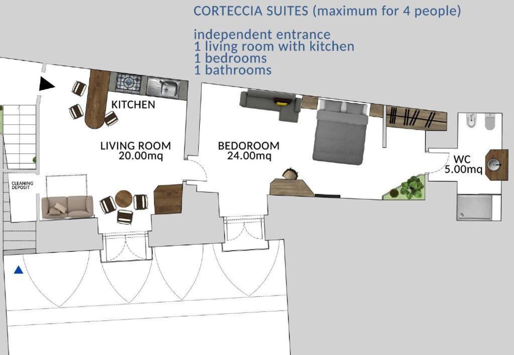 Legnosuites 3 Rooms 3 Bathrooms Group And Family By HouseinNápoles Exterior foto